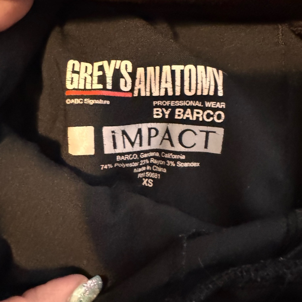 Black Scrub Set - Picture 3 of 3